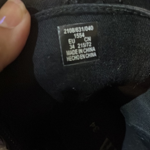 Zara Black Kids Jewel Boots Size 34 - Picture 14 of 15